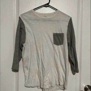 Black and Grey 2/3 top